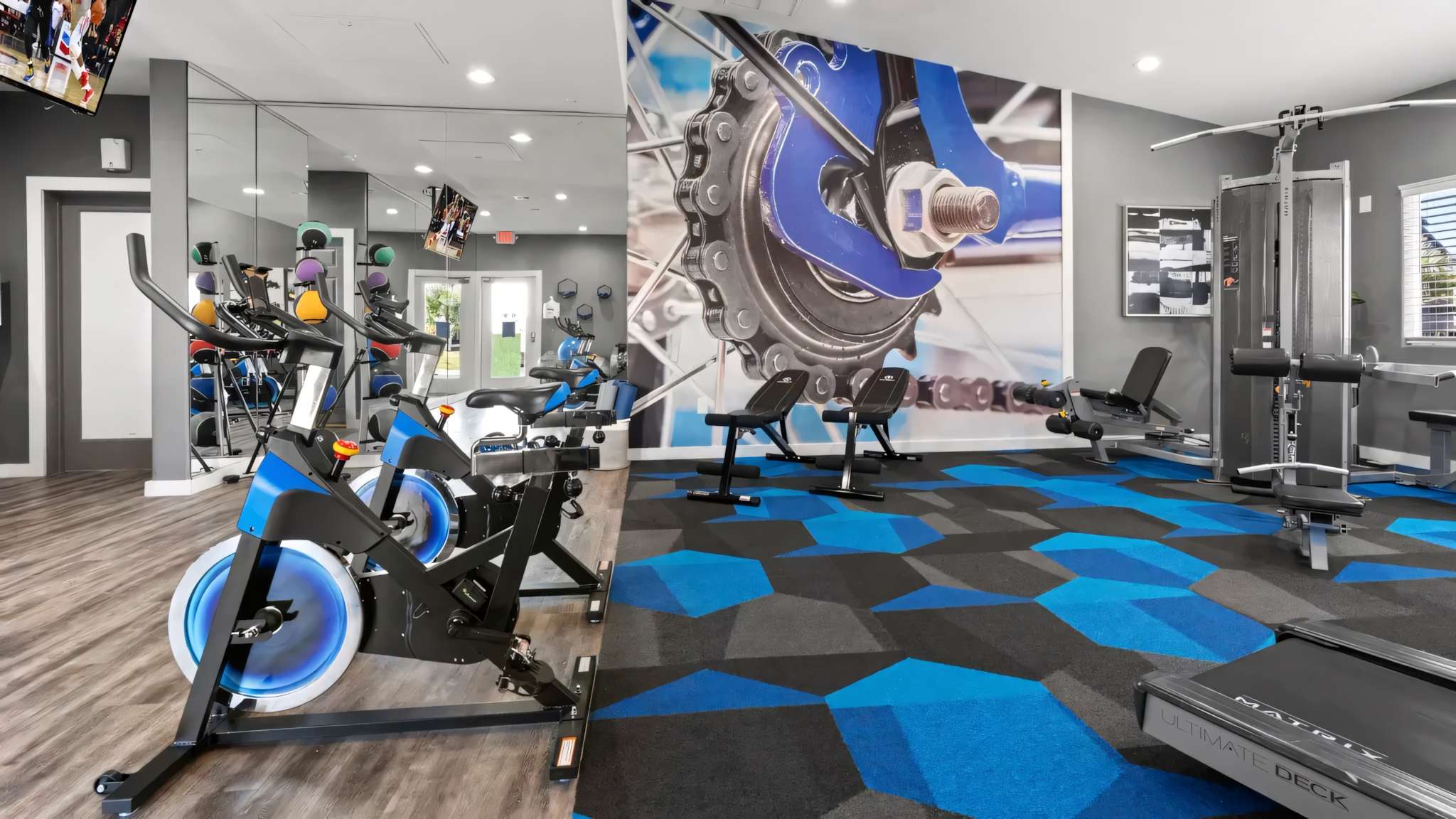 Millennium East Luxury Apartments Fitness Center