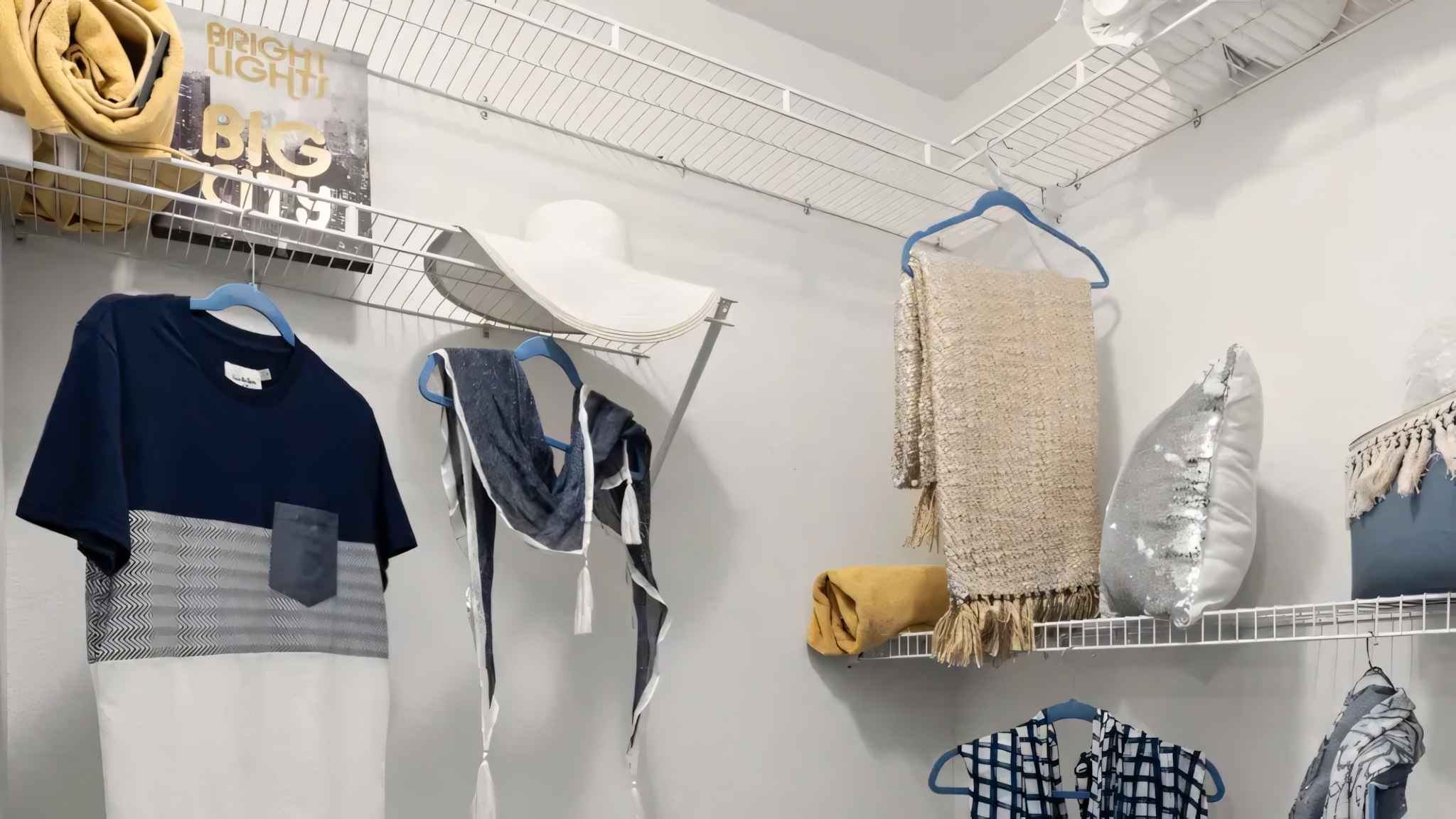 closet showing shelves at Millennium East